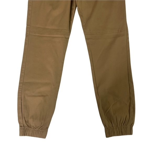 Refuge New With Tags *flaw*Tan Relaxed Utility Joggers Pants With Chain Large - Picture 7 of 13
